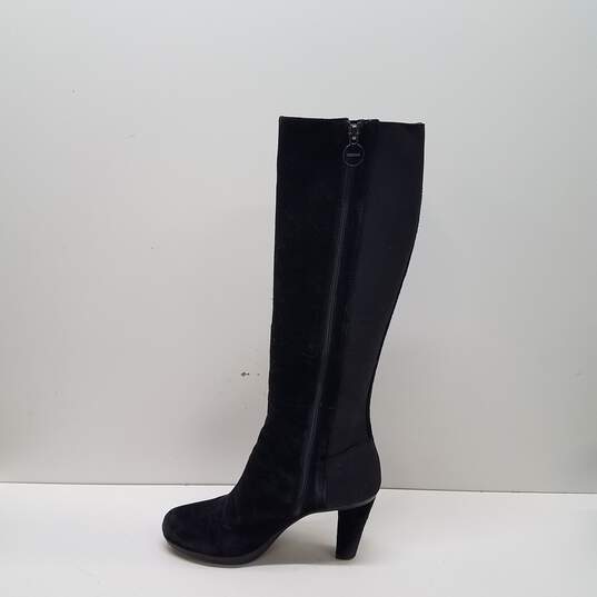 Geox Respira Suede Stretch Boots Black 9 image number 2