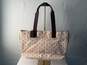 Authentic Certified Women's Tote, Beige w/Rossetts image number 3