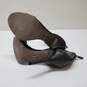 Pour La Victoire Yara Ankle Wrap Open Toe High Heels Olive/Gray Leather Size 6 image number 5