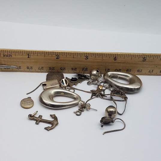 Sterling Silver Jewelry Scrap 33.8g image number 6