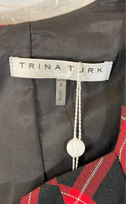 Trina Turk Plaid Casual Dress - Size 2 alternative image