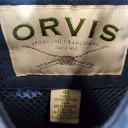 Orvis Men Blue Jacket Sz 46 alternative image