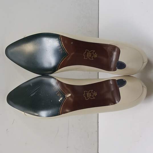 Selby Comfort Flex Women Heels Ivory Size 8.5 image number 5