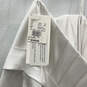 NWT Womens White Pleated Square Neck Strapless Wedding A-Line Dress Sz 24W image number 5