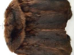 Unbranded Brown Mink Fur Shawl WM O/S alternative image