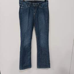 Calvin Klein Women's Blue Flare Jeans Size 8/32