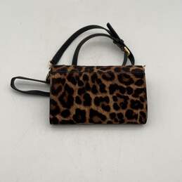 Michael Kors Womens Brown Leopard Print Adjustable Strap Crossbody Bag Purse alternative image