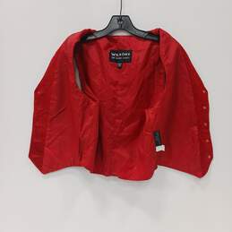 WILSONS THE LEATHER EXERTS RED VEST SIZE L