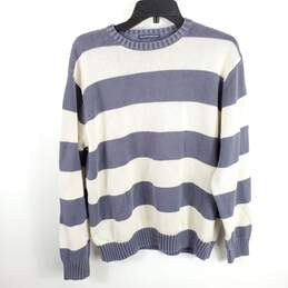 Brandy Melville Women White Stripe Sweater S