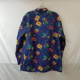 Code Bleu Vintage Multicolor Cotton Button Up Shirt WM Size L alternative image