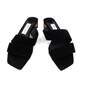 Jimmy Choo Rori Low Heel Suede Black Slide Women's Sandals Size 37.5 with Box , Pouch & COA image number 2