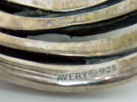 James Avery 925 Sterling Silver Textured Multi Band Chunky Ring 6.3g image number 4