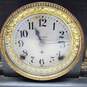 Vintage Seth Thomas Pillar Style Lion Knocker Mantle Clock for P/R image number 2