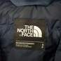 The North Face Metropolis 550 Goose Down Heather Blue hooded Parka Size SM image number 3