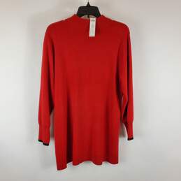 Chico's Women Red Sweater Dress 2 NWT alternative image