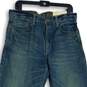 NWT American Eagle Mens Blue Acid Denim 5-Pocket Design Loose Leg Jeans Sz 30x30 image number 3