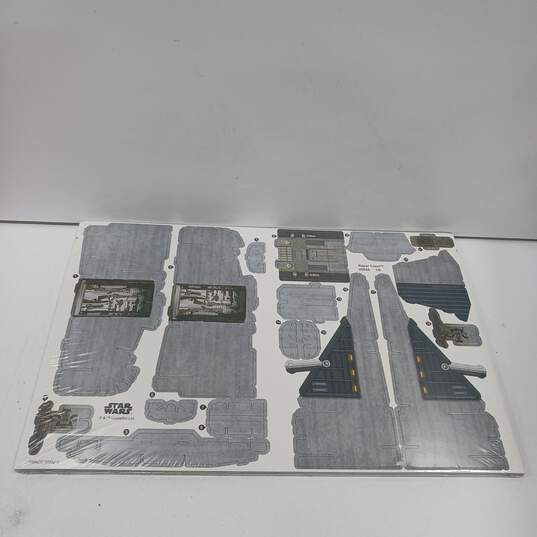 Star Wars Paper Model Kit The Mandalorian Razor Crest & Sandcrawler Set IOB image number 5