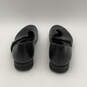 Womens Black Leather Round Toe Hook And Loop Mary Jane Shoes Size 6.5 image number 3