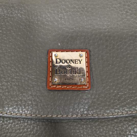 Dooney & Bourke Green Pebble Leather Crossbody Bag image number 3