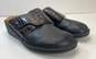 Finn Comfort Leather Croc Embossed Sandals Slides Shoes Size 41 image number 3