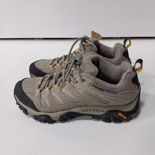 Merrell Taupe Hiking Athletic Sneakers Size 8.5 image number 3