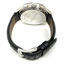 Designer Michael Kors MK5016 Silver-Tone Leather Band Analog Wristwatch alternative image