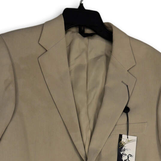 NWT Mens Gray Notch Lapel Long Sleeve Flap Pocket Two Button Blazer Sz 40L image number 3