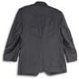 Mens Gray Notch Lapel Flap Pockets Long Sleeve Two Button Blazer Size 40R image number 2