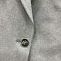 Burberry Mens Gray Notch Lapel Long Sleeve One Button Blazer With COA image number 4