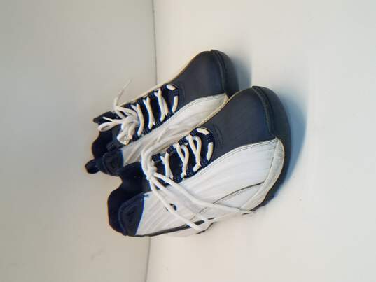 Spalding Vortex 2 Sneaker Vintage Men's Shoes Navy/White  Size 9 image number 3
