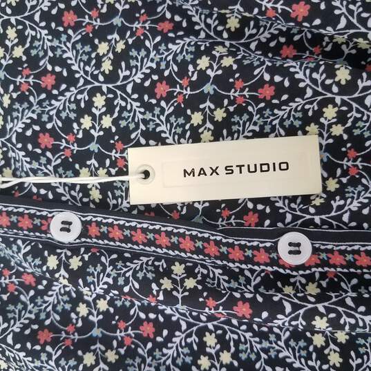 NWT Women's Max Studio Long Floral Print Sundress Size SM image number 4