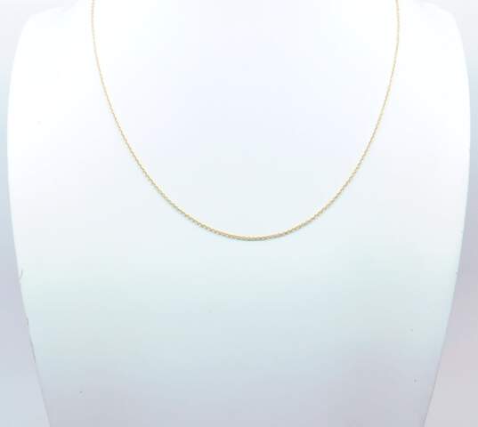 Tiffany & Co. Elsa Peretti 18K Yellow Gold Chain Necklace 1.8g image number 1