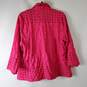 Chico's Women's Pink Button Up Jacket SZ 3 NWT image number 2