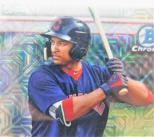 2020 Bo Naylor Bowman Chrome Mojo Refractor Rookie Cleveland Guardians image number 3