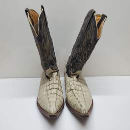 Los Altos Leather Western Boots Men’s Size 9 Cowboy alternative image