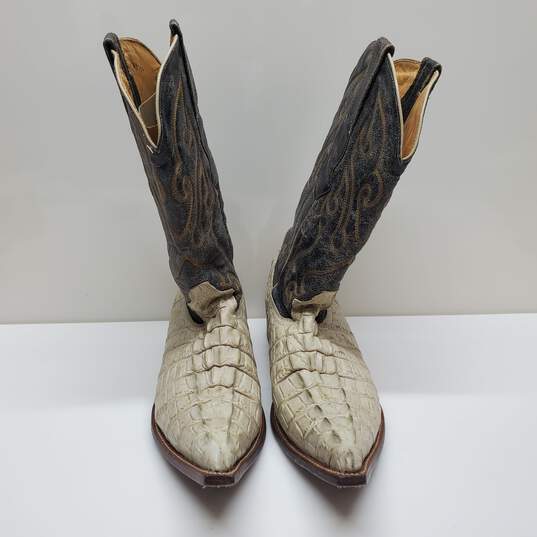 Los Altos Leather Western Boots Men’s Size 9 Cowboy image number 2