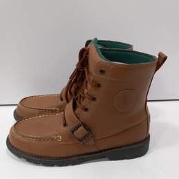 Polo Ralph Lauren Boys Ranger II Leather Boots Size 6.5 alternative image