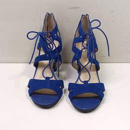 Circus by Sam Edelman Ladies Blue Strappy Heels Size 7.5