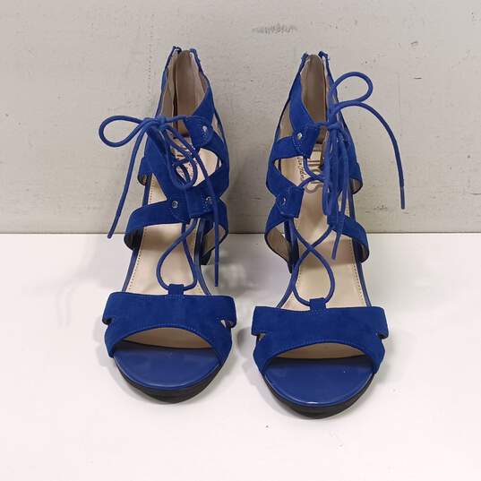 Circus by Sam Edelman Ladies Blue Strappy Heels Size 7.5 image number 1