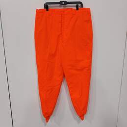 Woolrich Men's Thinsulate Insulated Orange Hunting Pants Size XL