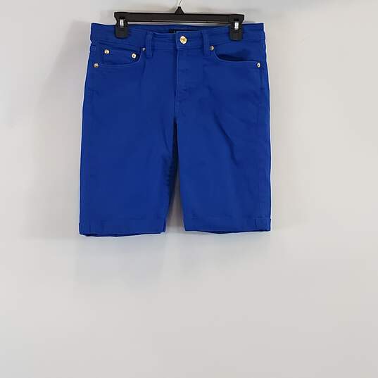 Lauren Women Electric Blue Denim Shorts Sz8 image number 1