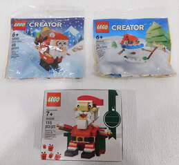 LEGO Holiday Sealed 40206 Santa 30645 Snowman 30580 Santa Claus