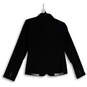 Womens Black Long Sleeve Notch Lapel Single Breasted Two Button Blazer Sz 2 image number 2
