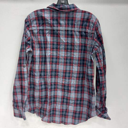 Carhartt Size 4/6 Small Blue/Red Plaid Shirt w/Tags image number 2