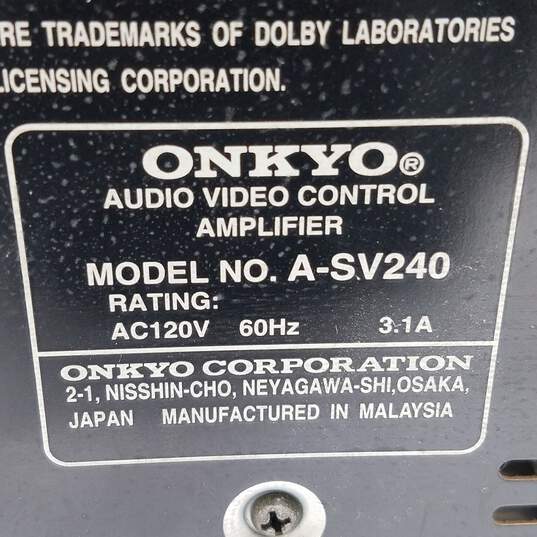 Onkyo A-SV240 Audio Video Control Amplifier image number 7