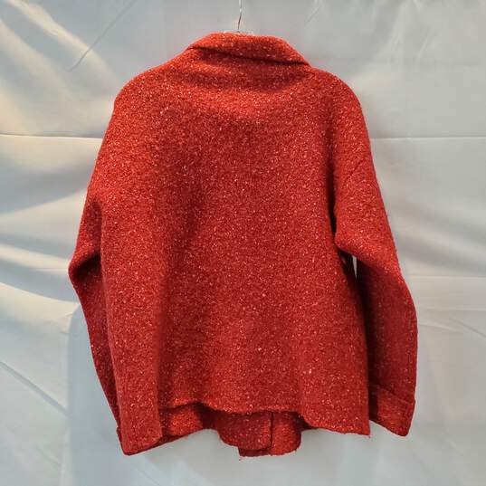 Eileen Fisher Alpaca/Wool/Silk Blend Sweater Jacket Women's Size S image number 2