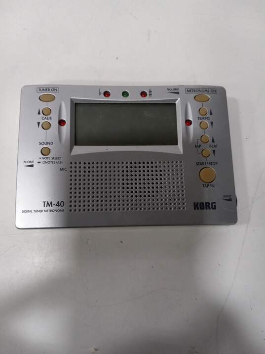 Korg TM-40 Digital Tuner and Metronome image number 1