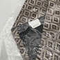 NWT Mens Brown Gold Diamond Print Silk Keeper Loop Pointed Necktie Size XL image number 3
