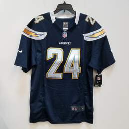 Mens Blue Los Angeles Chargers Ryan Mathews#24 Football NFL Jersey Size XXL