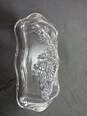 Pinkish Clear Crystal Or Glass Floral Dish (1"/6"/12") image number 2